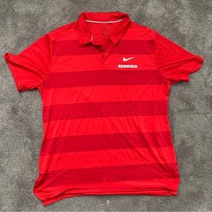 Nike Georgia Striped Polo
